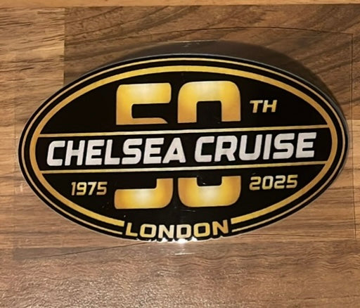 Chelsea Cruise 50th Anniversary Stickers 